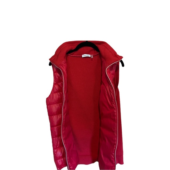 🔴🟥🔴Calvin Klein women’s red puffer vest EEUC - Picture 4 of 7